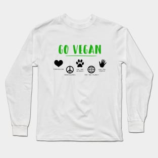 Go Vegan Long Sleeve T-Shirt